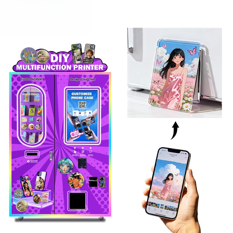 Phone Cases Vending Machine - Self Service Customized DIY Printing Vending