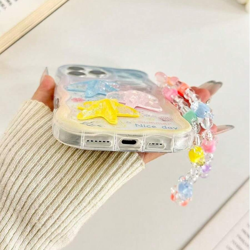 Cartoon Starfish Shell Transpa - Phone Cases With Charms 评论和价格