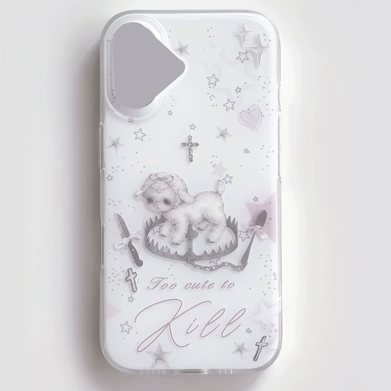 Y2k Korean INS Creative Cute P - Phone Cases Girly 评论和价格
